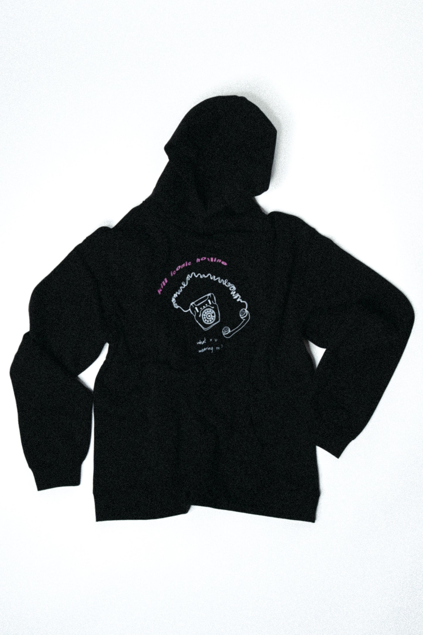 hotline hoodie - black