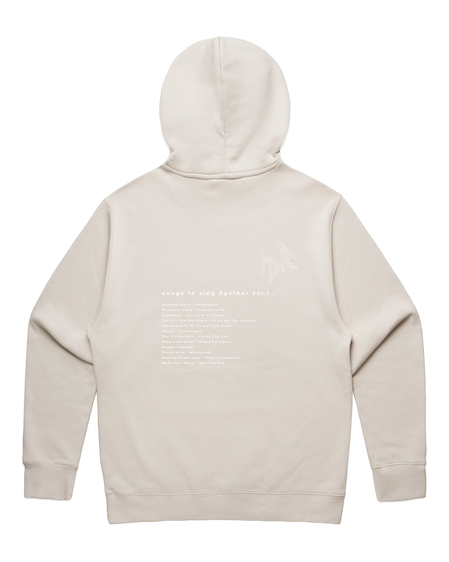 songs to sing 2gether hoodie - bone