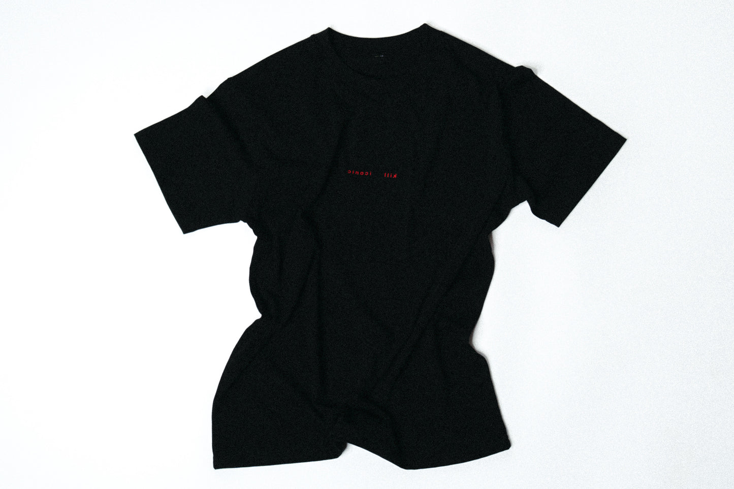 selfie t-shirt - black