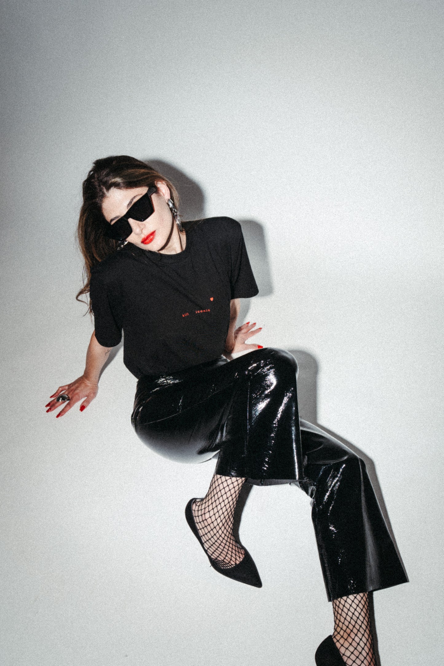 snake t-shirt - black