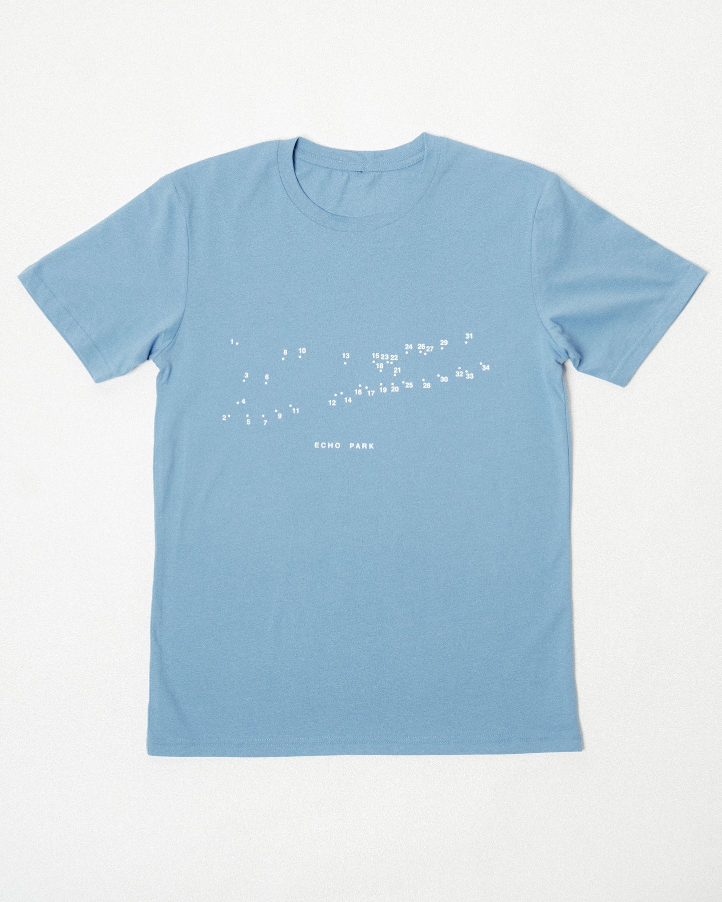 connect the dots tee - blue