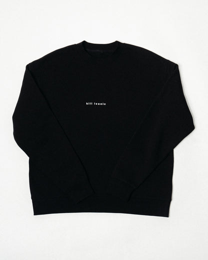 dragonfly sweatshirt - black