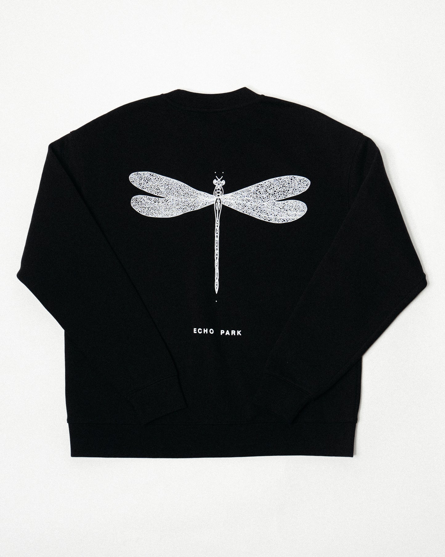 dragonfly sweatshirt - black