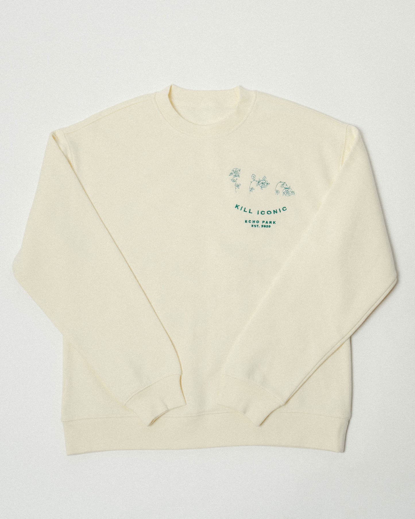 rose sweatshirt - butter