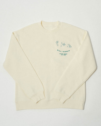 rose sweatshirt - butter