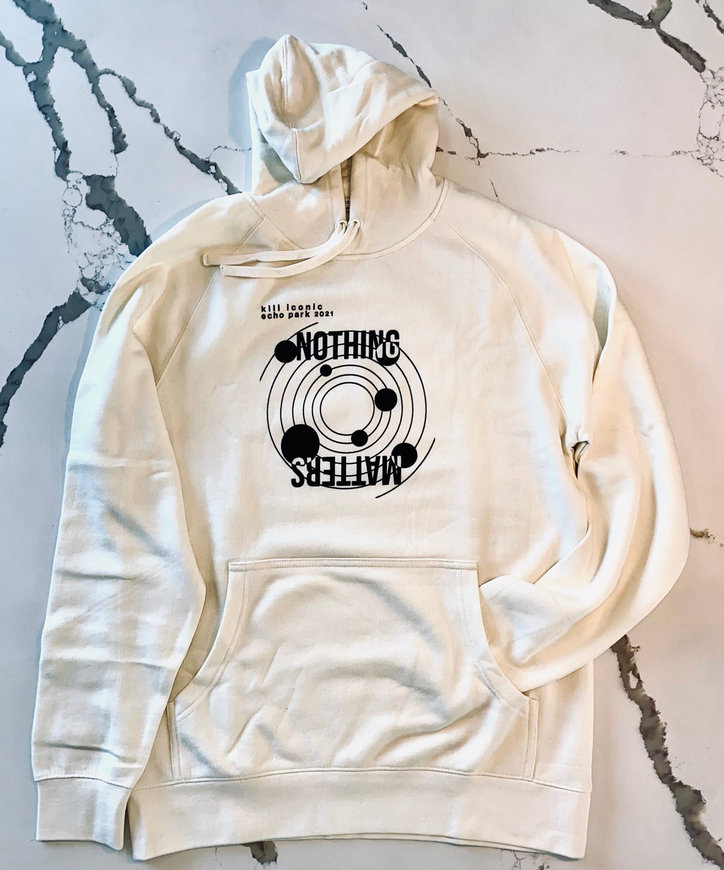 kill iconic echo park nothing matters ecru hoodie